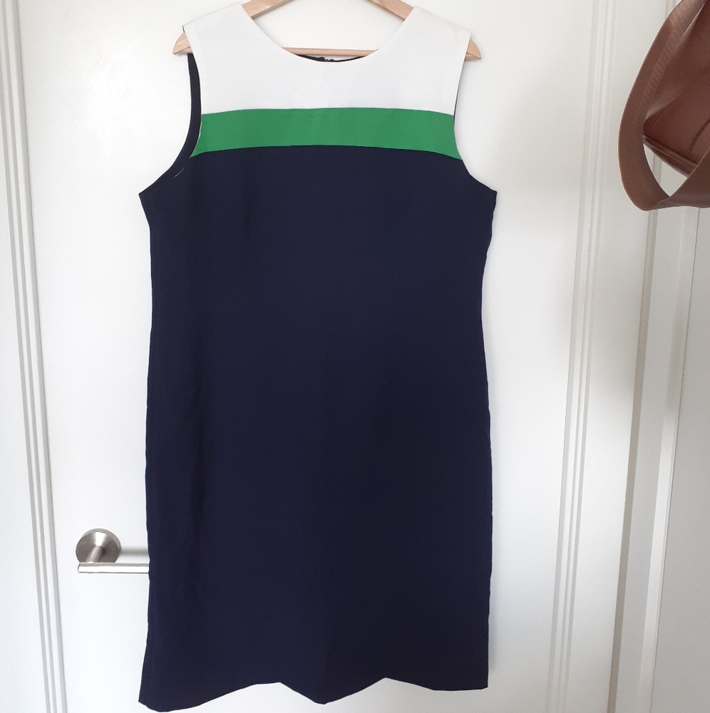 Vintage  Anthony Richards Navy Blue Dress
